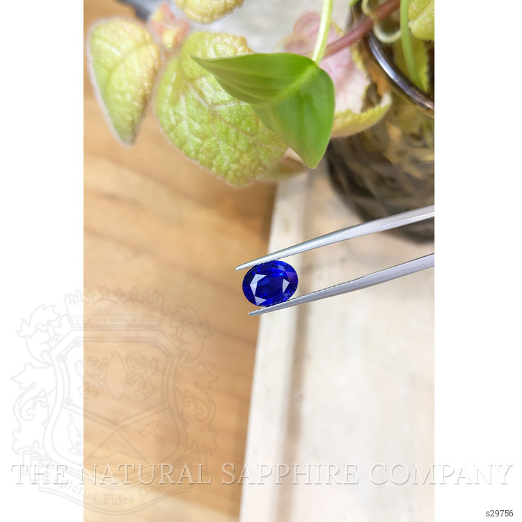 3.78 Ct. Blue Sapphire from Ceylon (Sri Lanka)
