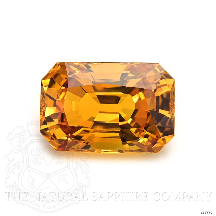 7.24 Ct. Yellowish Orange Sapphire from Ceylon (Sri Lanka)