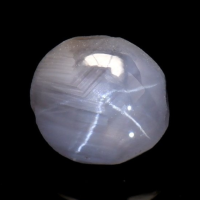 0.98 Ct. Grey Star Sapphire from Ceylon (Sri Lanka) Video