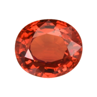 3.34 Ct. Reddish Orange Sapphire from Ceylon (Sri Lanka) Video