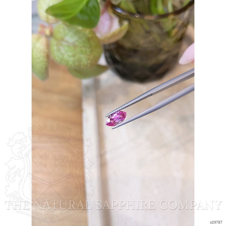 1.34 Ct. Purplish Pink Sapphire from Ceylon (Sri Lanka)