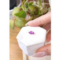 1.34 Ct. Purplish Pink Sapphire from Ceylon (Sri Lanka) Life Style