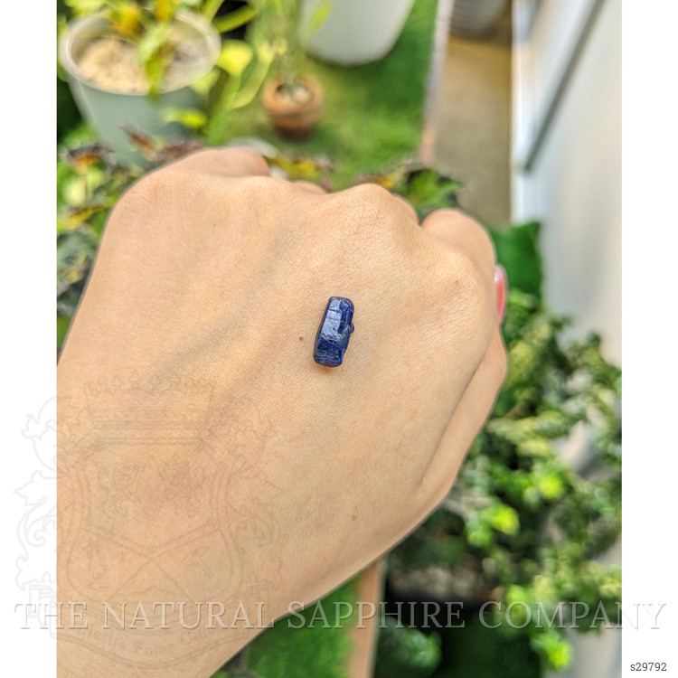 3.52 Ct. Blue Sapphire Crystal from Ceylon (Sri Lanka)