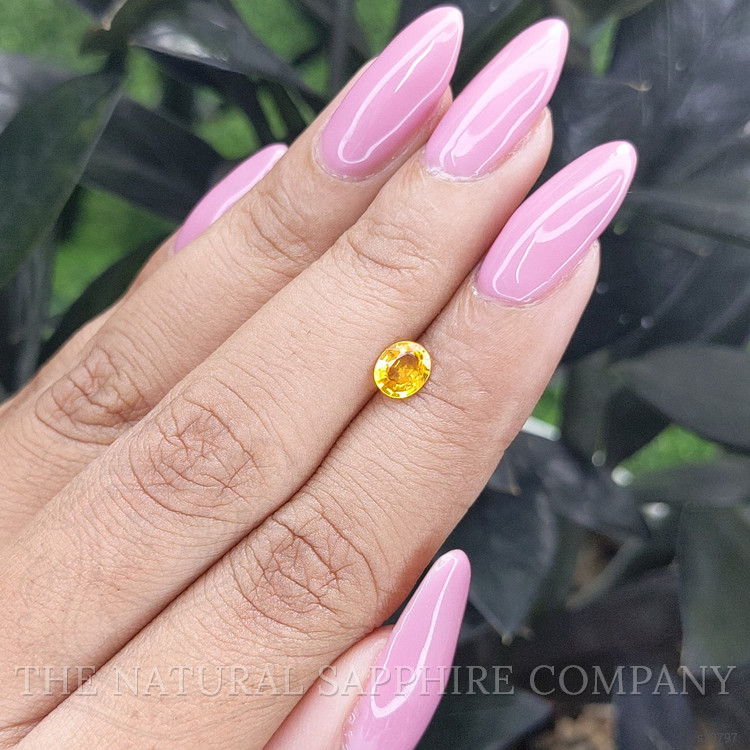 0.63 Ct. Yellow Sapphire from Madagascar