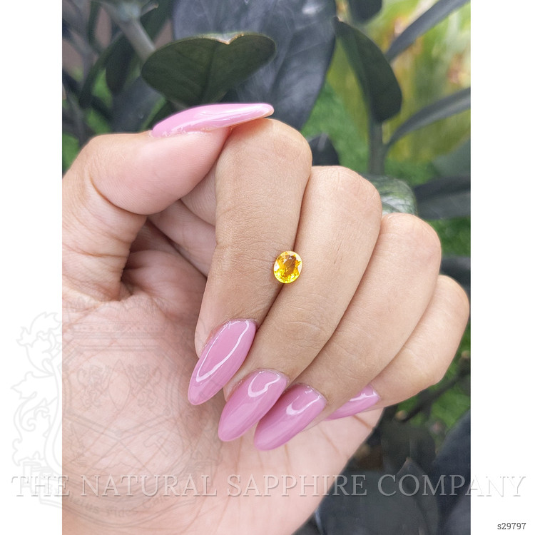 0.63 Ct. Yellow Sapphire from Madagascar