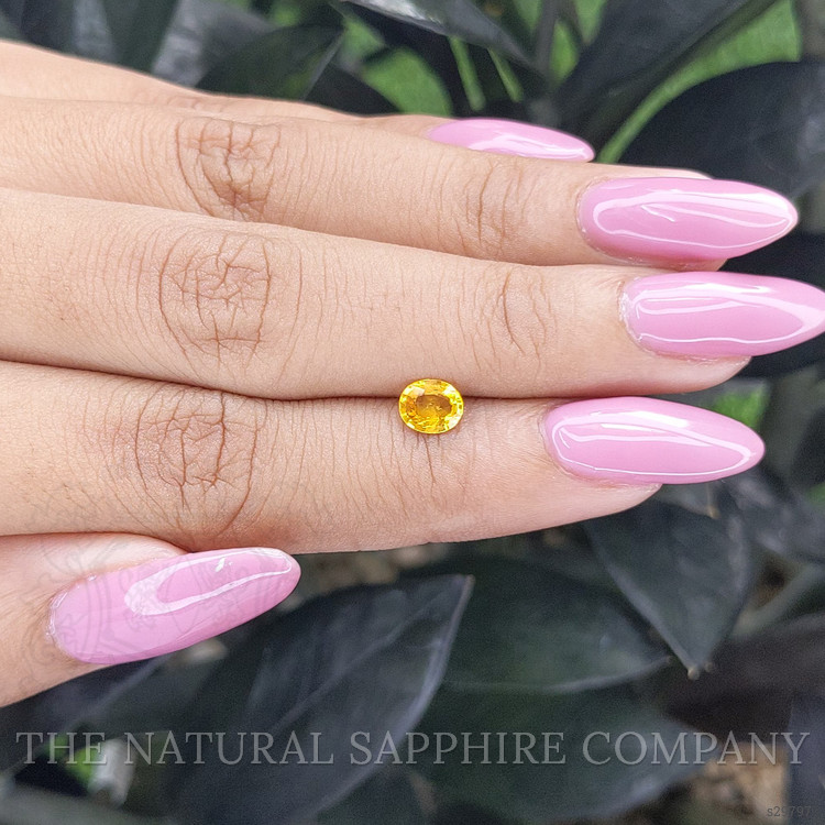 0.63 Ct. Yellow Sapphire from Madagascar