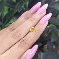 0.67 Ct. Yellow Sapphire from Madagascar Life Style