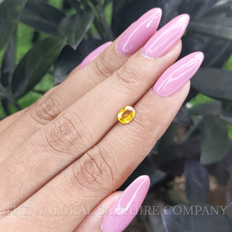 0.67 Ct. Yellow Sapphire from Madagascar