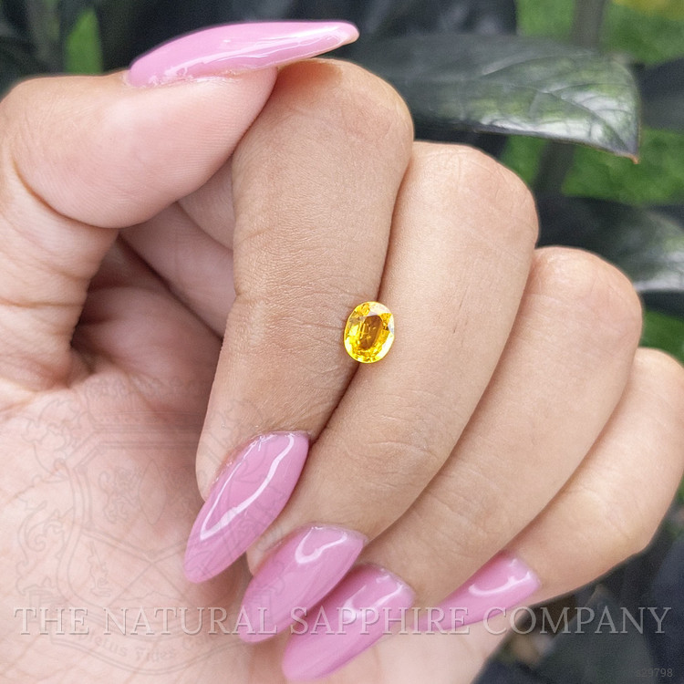0.67 Ct. Yellow Sapphire from Madagascar