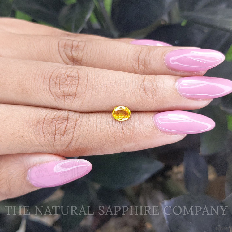 0.67 Ct. Yellow Sapphire from Madagascar