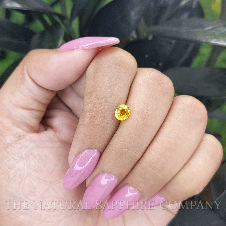 0.81 Ct. Yellow Sapphire from Madagascar