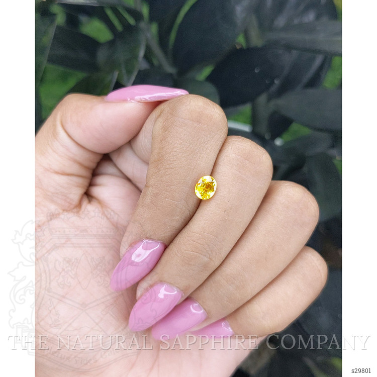 0.80 Ct. Yellow Sapphire from Madagascar