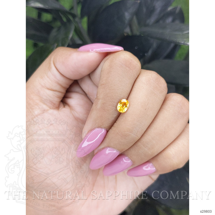 0.82 Ct. Yellow Sapphire from Madagascar