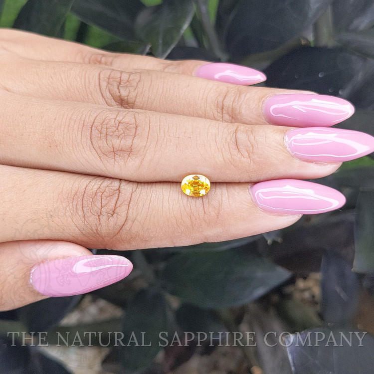 0.82 Ct. Yellow Sapphire from Madagascar