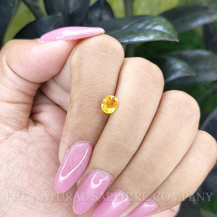 0.71 Ct. Yellow Sapphire from Madagascar