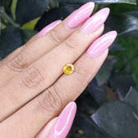 0.71 Ct. Yellow Sapphire from Madagascar Life Style