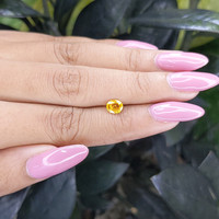 0.71 Ct. Yellow Sapphire from Madagascar Life Style