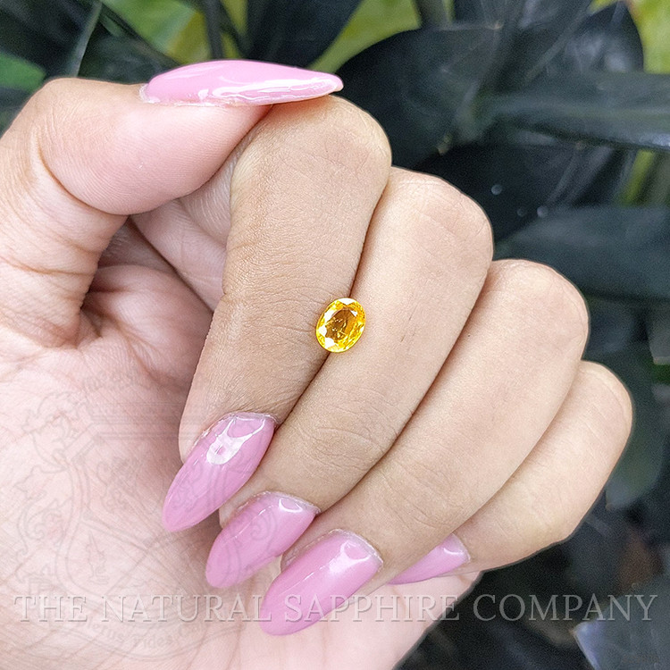 0.78 Ct. Yellow Sapphire from Madagascar