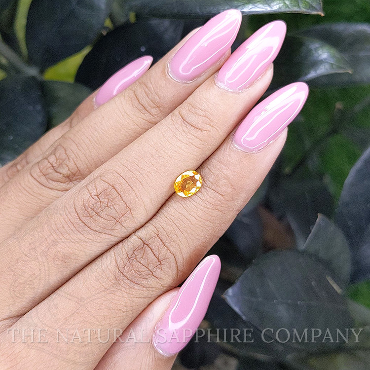 0.78 Ct. Yellow Sapphire from Madagascar