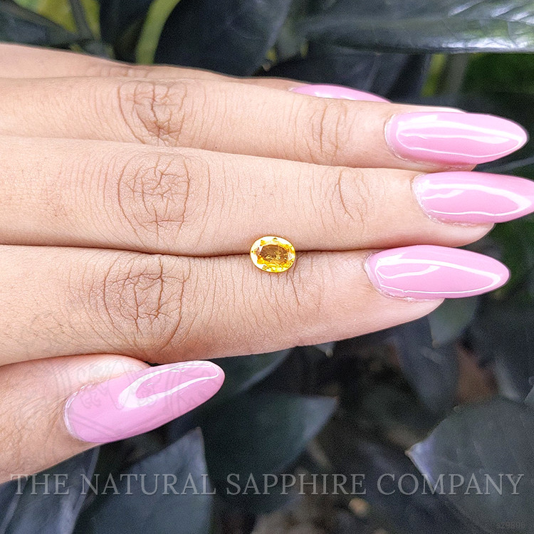 0.78 Ct. Yellow Sapphire from Madagascar