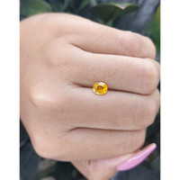 0.90 Ct. Yellow Sapphire from Madagascar Life Style