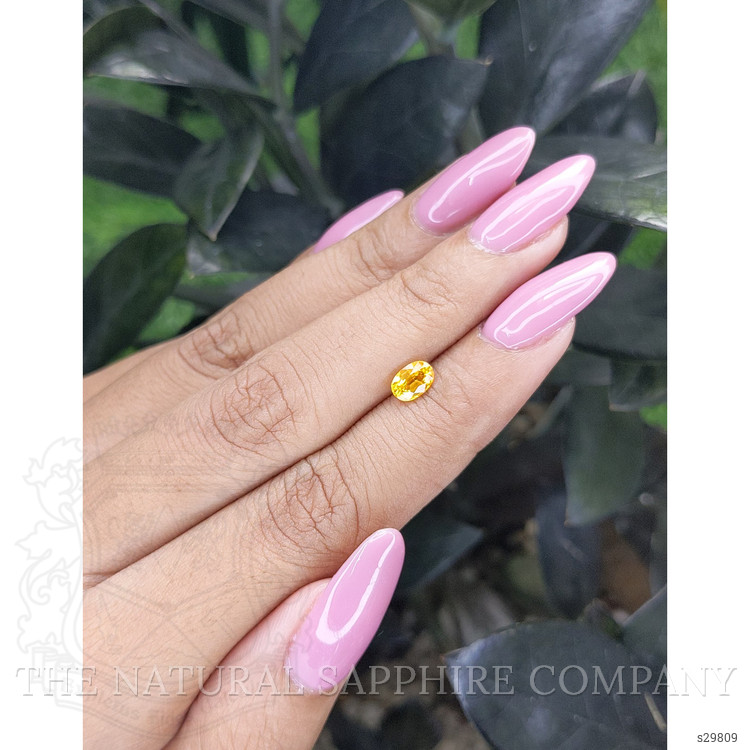 0.77 Ct. Yellow Sapphire from Madagascar