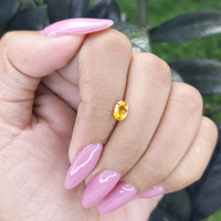 0.77 Ct. Yellow Sapphire from Madagascar Life Style