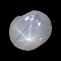 0.81 Ct. White Star Sapphire from Ceylon (Sri Lanka) Video