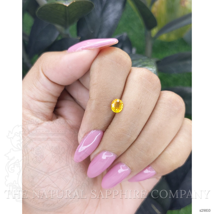 0.75 Ct. Yellow Sapphire from Madagascar
