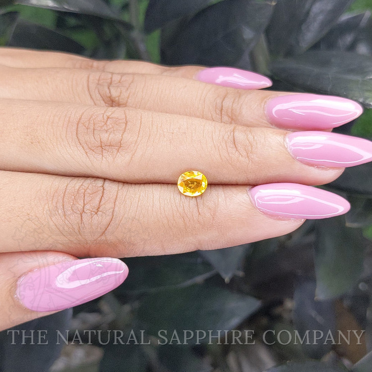0.75 Ct. Yellow Sapphire from Madagascar