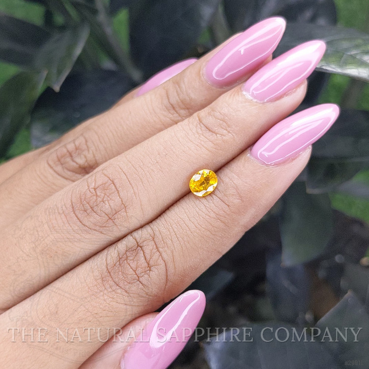 0.85 Ct. Yellow Sapphire from Madagascar