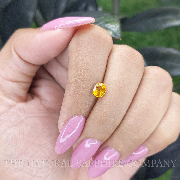0.85 Ct. Yellow Sapphire from Madagascar