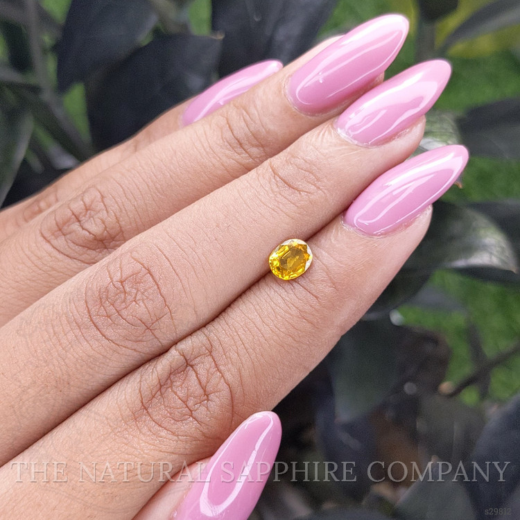 0.68 Ct. Yellow Sapphire from Madagascar