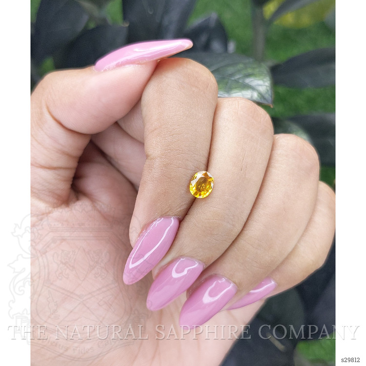 0.68 Ct. Yellow Sapphire from Madagascar