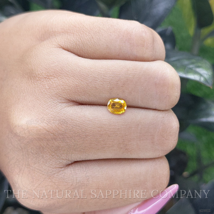 0.68 Ct. Yellow Sapphire from Madagascar