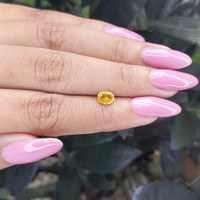 0.68 Ct. Yellow Sapphire from Madagascar Life Style