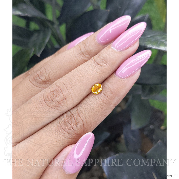 0.68 Ct. Yellow Sapphire from Madagascar