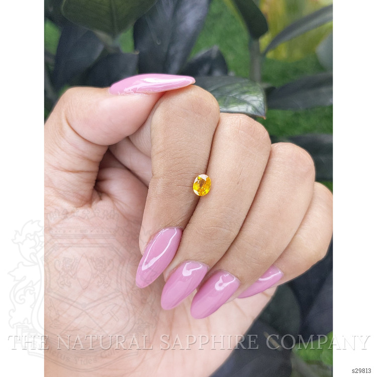 0.68 Ct. Yellow Sapphire from Madagascar