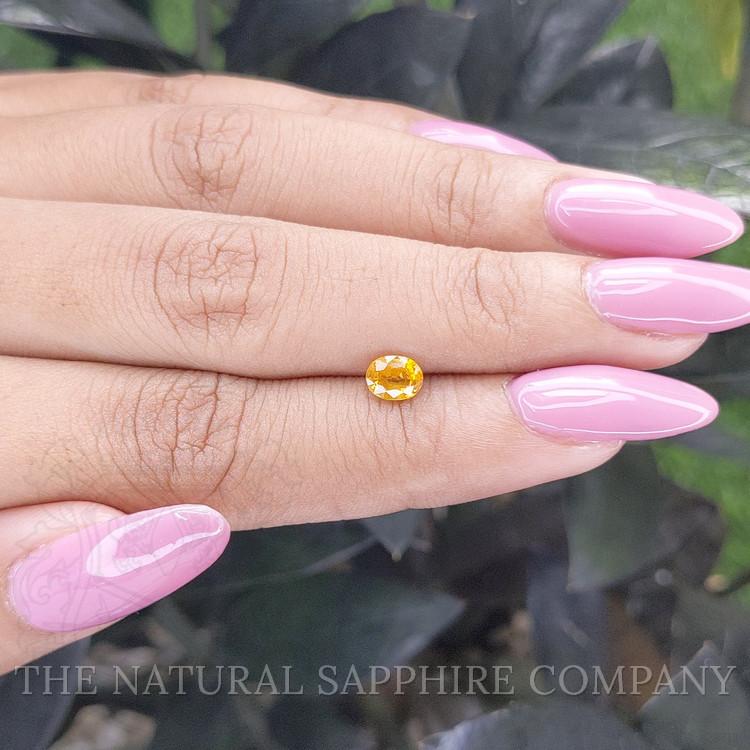 0.68 Ct. Yellow Sapphire from Madagascar