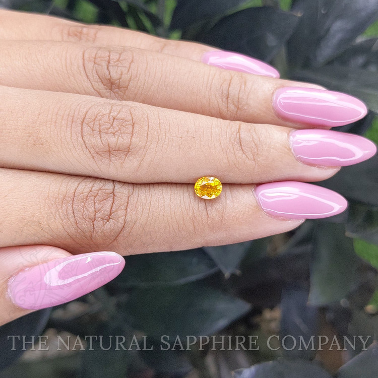 0.65 Ct. Yellow Sapphire from Madagascar