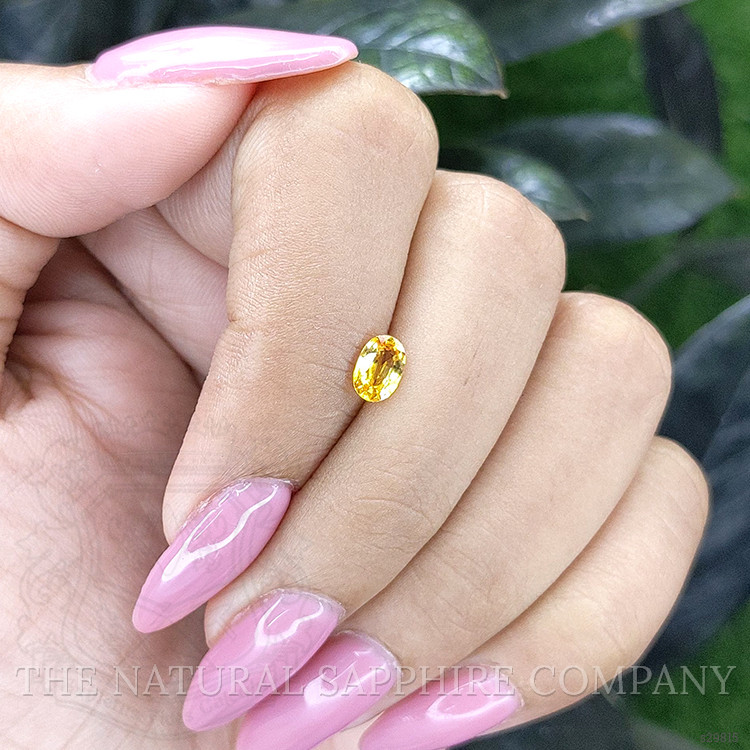 0.60 Ct. Yellow Sapphire from Madagascar