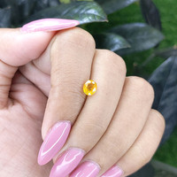 0.89 Ct. Yellow Sapphire from Madagascar Life Style