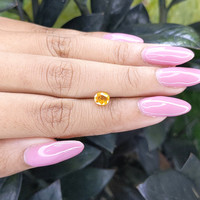 0.89 Ct. Yellow Sapphire from Madagascar Life Style