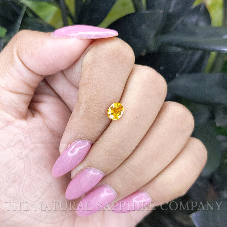0.91 Ct. Yellow Sapphire from Madagascar