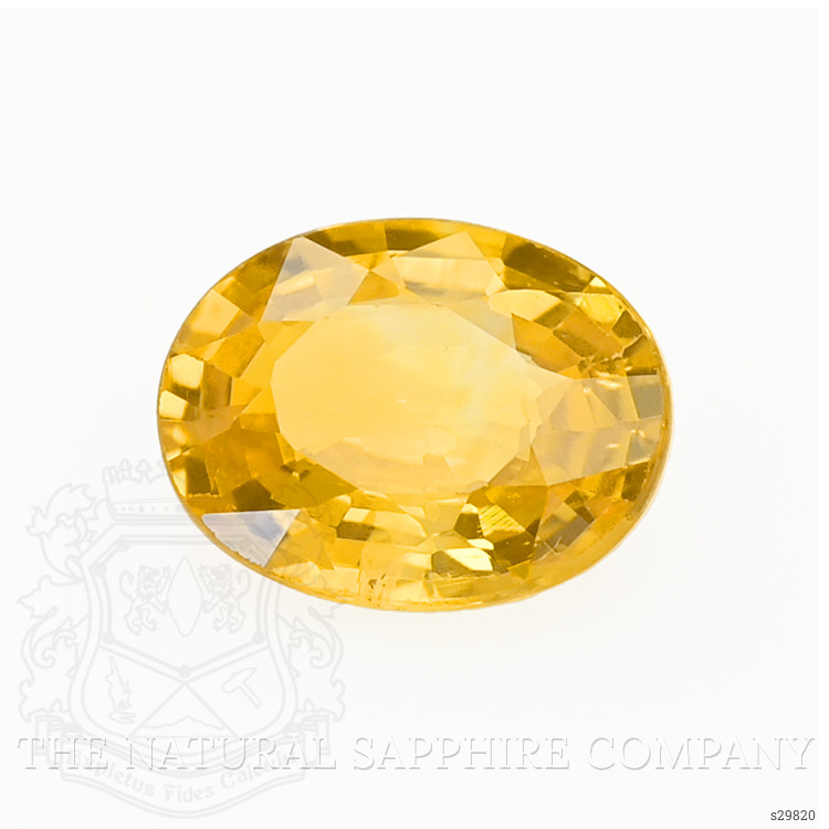 0.65 Ct. Yellow Sapphire from Madagascar