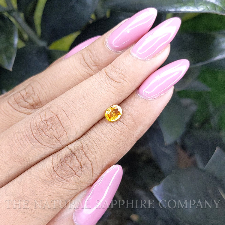 0.65 Ct. Yellow Sapphire from Madagascar