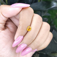0.65 Ct. Yellow Sapphire from Madagascar Life Style
