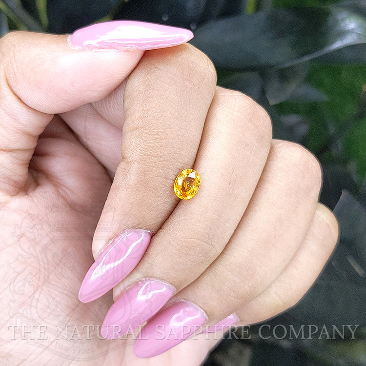 0.65 Ct. Yellow Sapphire from Madagascar