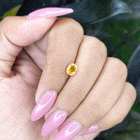 0.86 Ct. Yellow Sapphire from Madagascar Life Style