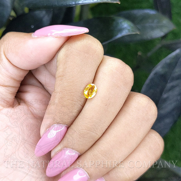 0.66 Ct. Yellow Sapphire from Madagascar